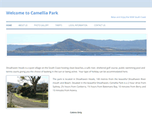 Tablet Screenshot of camelliapark.com.au